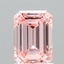 1.58 Ct. Fancy Intense Pink Emerald Lab Grown Diamond
