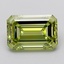 3.51 Ct. Fancy Green Emerald Lab Grown Diamond