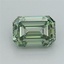1.21 Ct. Fancy Vivid Green Emerald Lab Grown Diamond