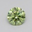0.26 Ct. Fancy Vivid  Green Round Lab Grown Diamond