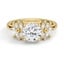 Custom Petal-Inspired Marquise Diamond Ring