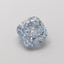 1.20 Ct. Fancy Vivid  Blue Cushion Lab Grown Diamond