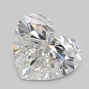 Heart diamond — real photo