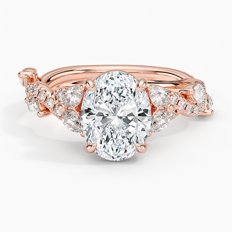 14K Rose Gold Vintage Secret Garden Diamond Ring (2/3 ct. tw.)