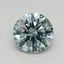 0.66 Ct. Fancy Vivid Green Round Lab Grown Diamond