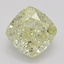 1.34 Ct. Fancy Light Yellow Cushion Diamond