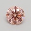 1.32 Ct. Fancy Intense Pink Round Lab Grown Diamond