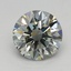 0.73 Ct. Fancy Green Round Lab Grown Diamond