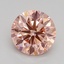 2.00 Ct. Fancy Intense Pink Round Lab Grown Diamond