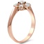 The Eisa Ring, smalltop view on a hand