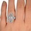 The Gradiana Ring, smallzoomed in top view on a hand