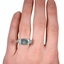 The Virika Ring, smallzoomed in top view on a hand