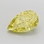 1.09 Ct. Fancy Intense Yellow Pear Lab Grown Diamond