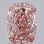 2.01 Ct. Fancy Vivid Pink Cushion Lab Grown Diamond