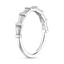 18K White Gold Belvoir Art Deco Diamond Ring, smallside view