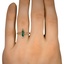 The Maclean Ring, smallzoomed in top view on a hand
