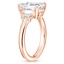 14K Rose Gold Petite Rhiannon Three Stone Diamond Ring (1/4 ct. tw.), smallside view