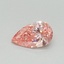 0.30 Ct. Fancy Vivid Pink Pear Lab Grown Diamond
