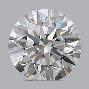 Round diamond — real photo