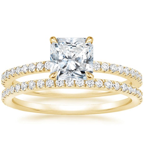 18K Yellow Gold Luxe Viviana Diamond Bridal Set (1/2 ct. tw.)