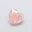 1.51 Ct. Fancy Intense  Pink Heart Lab Grown Diamond