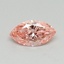 0.37 Ct. Fancy Vivid Pink Marquise Lab Grown Diamond