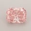 1.01 Ct. Fancy Vivid  Pink Radiant Lab Grown Diamond