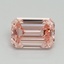 1.51 Ct. Fancy Vivid Pink Emerald Lab Grown Diamond
