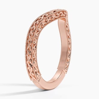 Hudson Engraved Contour Ring