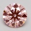 2.00 Ct. Fancy Intense Pink Round Lab Grown Diamond