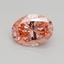 0.52 Ct. Fancy Intense Pink Oval Lab Grown Diamond