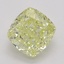 1.00 Ct. Fancy Yellow Cushion Diamond