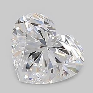 Heart diamond — real photo