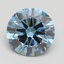 2.50 Ct. Fancy Vivid Blue Round Lab Grown Diamond