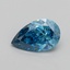 1.04 Ct. Fancy Vivid Blue Pear Lab Grown Diamond