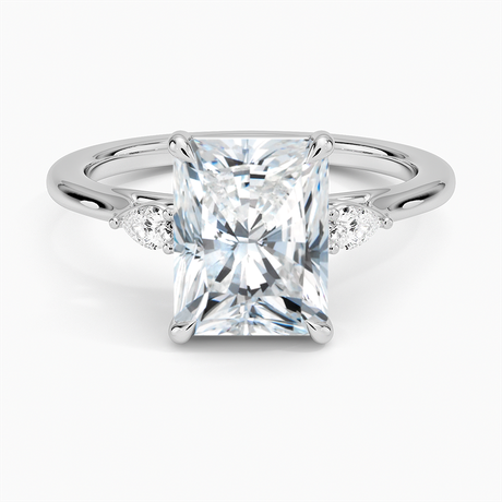 18K White Gold Aria Perfect Fit Three Stone Diamond Ring