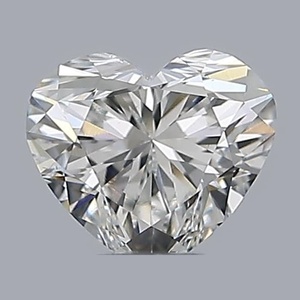Heart diamond — real photo