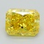 1.82 Ct. Fancy Vivid Yellow Radiant Lab Grown Diamond