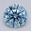 1.00 Ct. Fancy Blue Round Lab Grown Diamond