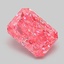 1.08 Ct. Fancy Vivid Pink Radiant Lab Grown Diamond