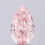2.98 Ct. Fancy Vivid  Pink Pear Lab Grown Diamond