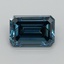 3.16 Ct. Fancy Vivid Blue Emerald Lab Grown Diamond