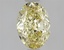 1.55 Ct. Fancy Light  Yellow Oval Lab Grown Diamond