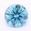 1.40 Ct. Fancy Vivid Blue Round Lab Grown Diamond