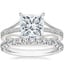 18K White Gold Tressa Split Shank Diamond Ring with Sienna Diamond Ring (1/2 ct. tw.)
