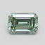 1.01 Ct. Fancy Intense Green Emerald Lab Grown Diamond