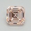 0.98 Ct. Fancy Intense Pink Asscher Lab Grown Diamond