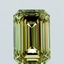 3.13 Ct. Fancy Vivid Green Emerald Lab Grown Diamond