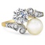 Art Nouveau Diamond Cocktail Ring