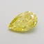 0.78 Ct. Fancy Intense Yellow Pear Lab Grown Diamond